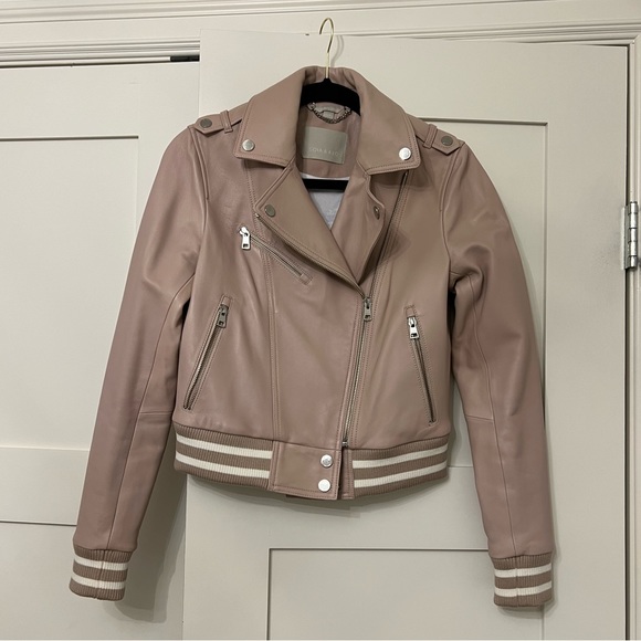 Soia & Kyo pink leather jacket - Picture 1 of 5